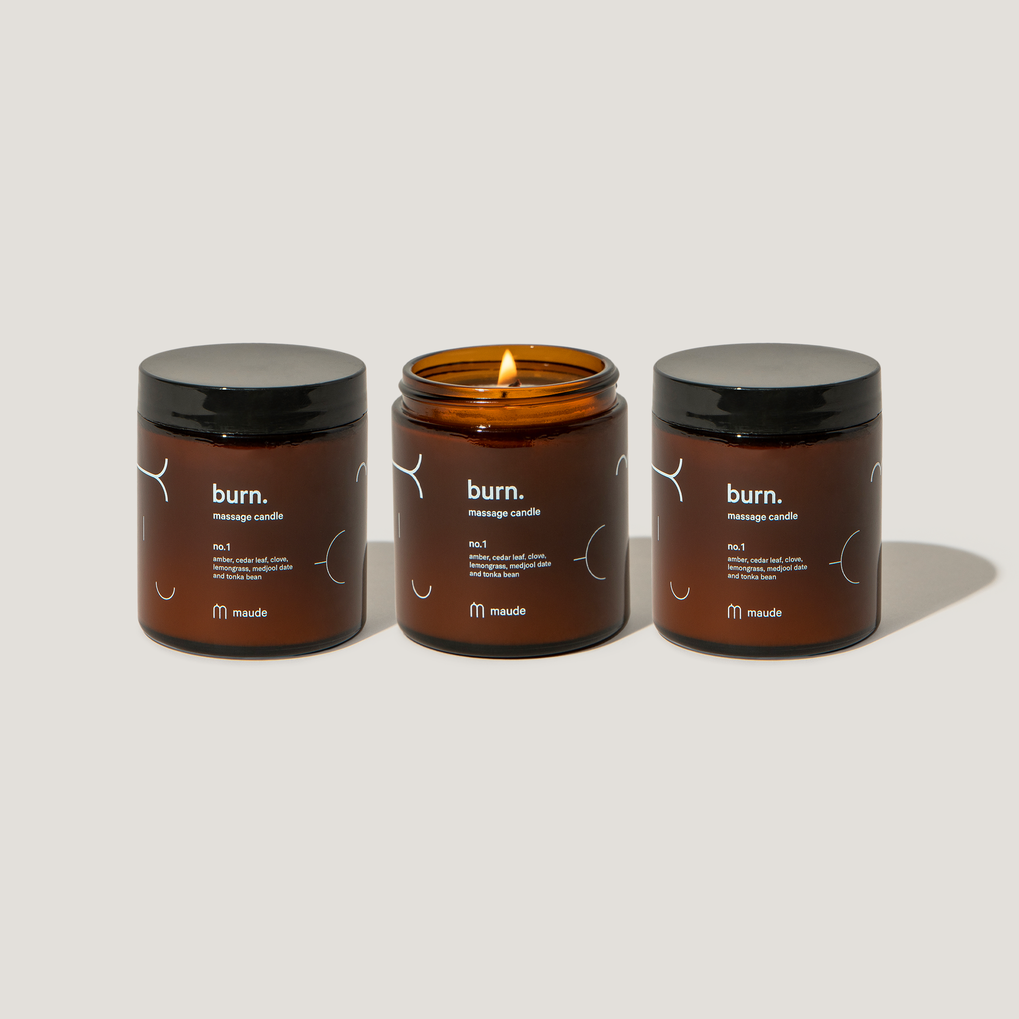massage candle#4 oz. / 3x
