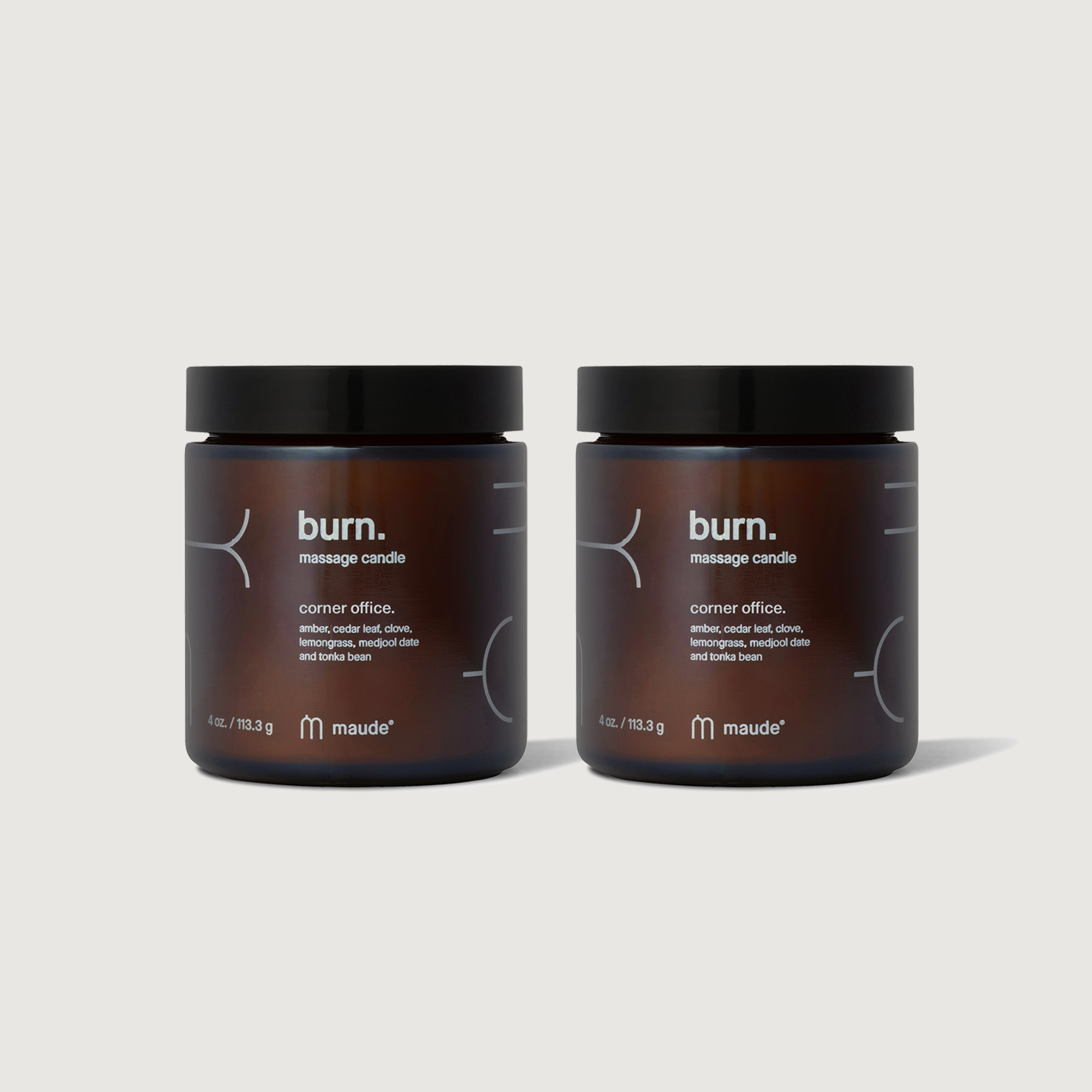 massage candle#4 oz. / 2x