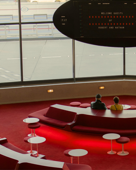 The lost romance of air travel.