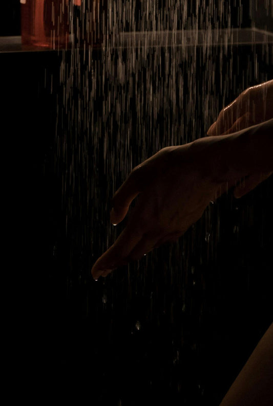 a cozy history of showering with company.