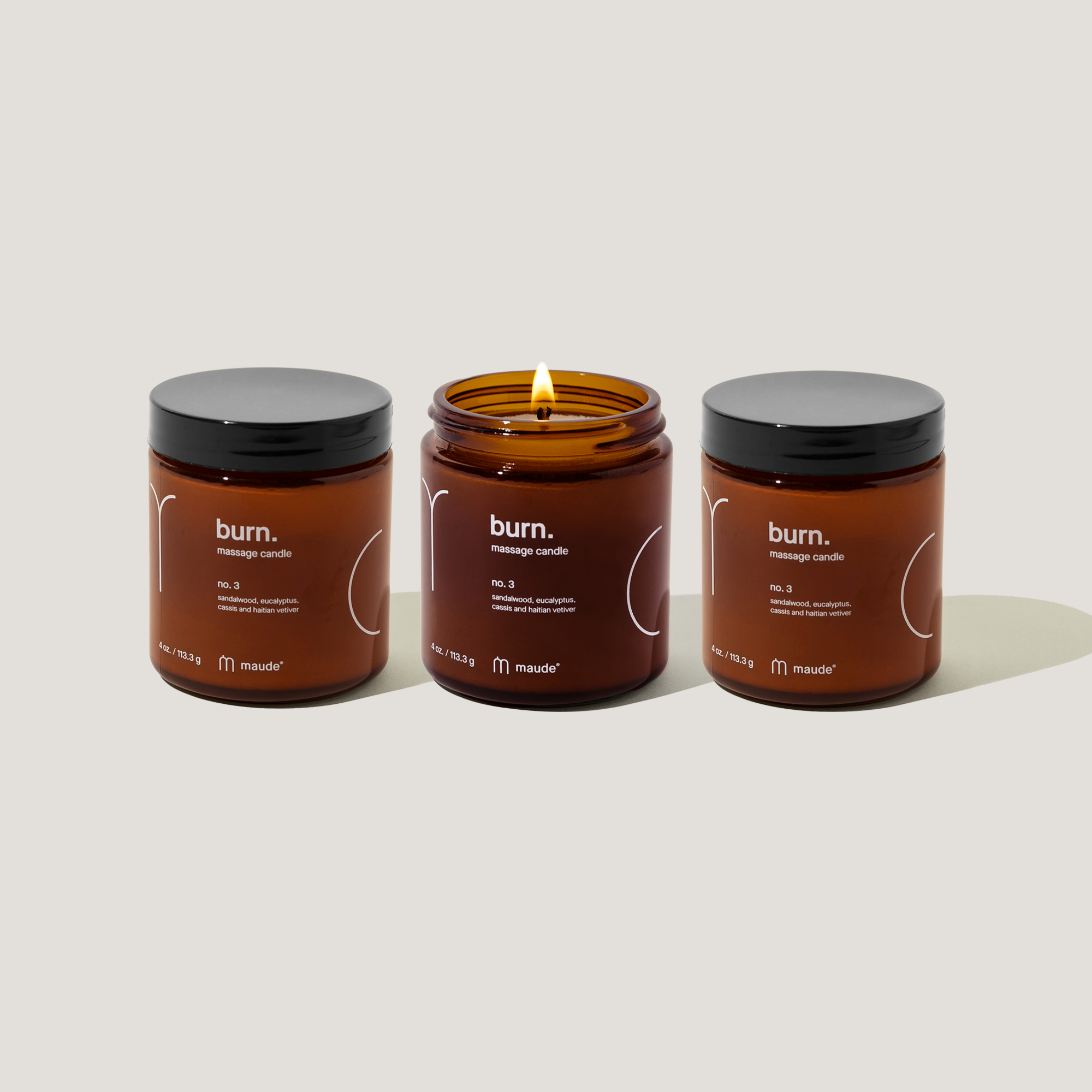 massage candle#4 oz. / 3x