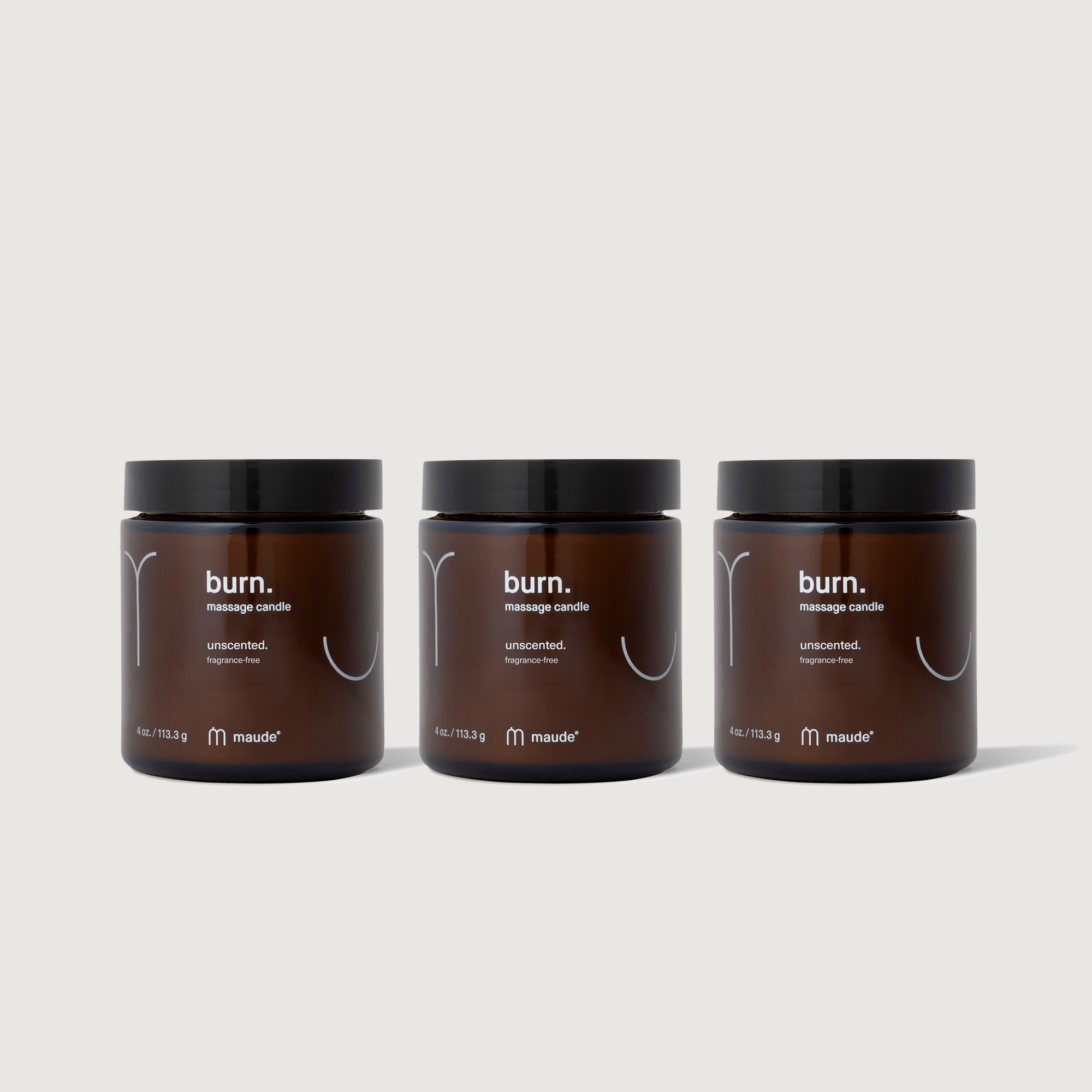massage candle#4 oz. / 3x