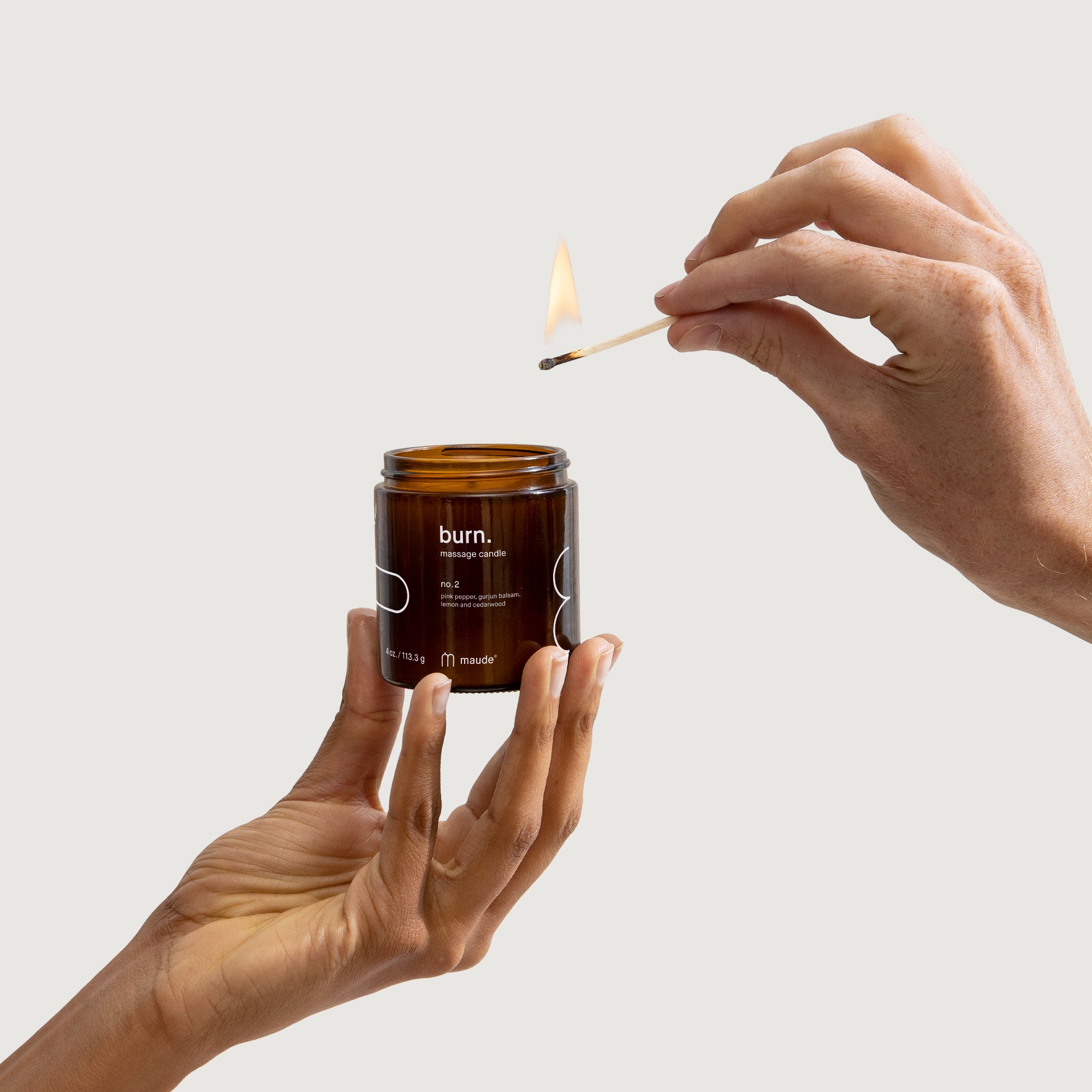 massage candle#4 oz. / 1x